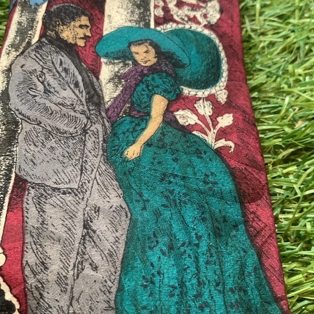Vintage 1992 Gone With The Wind Men’s Necktie Tie Excellent Condition